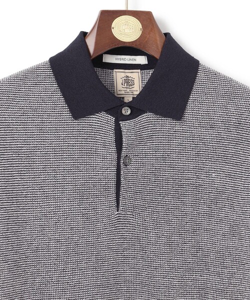 J.PRESS ポロシャツ 「ビジネス対応」「HYBRID LINEN」ニット