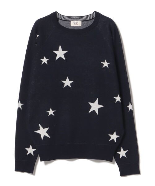 BEAMS GOLF 防風 星柄 ニット セットアップ BEAMS GOLF（ビームス ゴルフ）PURPLE LABEL / ハーフジップ