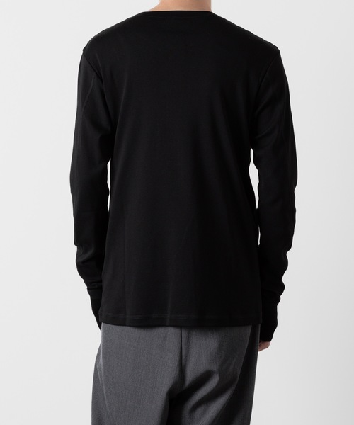 ATTACHMENT（アタッチメント） tシャツ スビンコットン リブヘンリー 