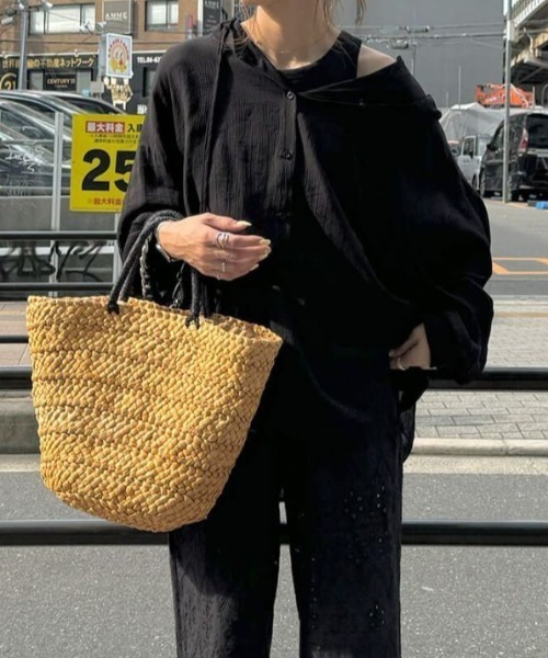 I-SOOK（アイスー） かごバッグ カゴバッグ ナチュラルバスケット