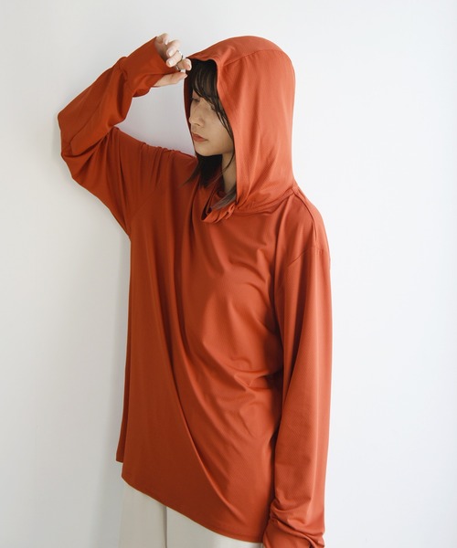 パーカー DEPROID / DEPROID×itaru Dagging girl P/O PK レディース メンズ X-girl パーカー BY X-GIRL FOR X ZIP UP SWEAT HOODIE