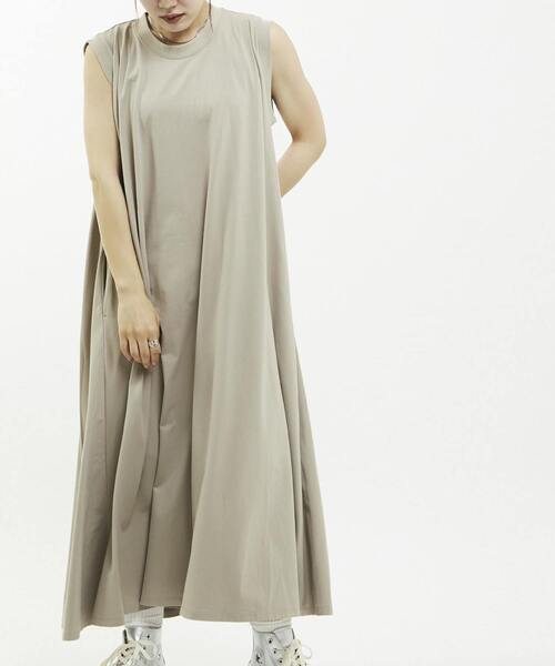CONVERSE TOKYO ワンピース SLEEVELESS VOLUME DRESS : ZOZOTOWN