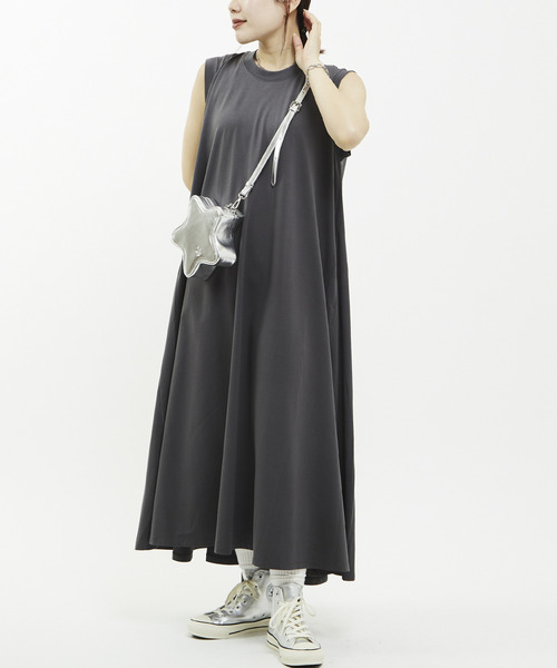 CONVERSE TOKYO ワンピース SLEEVELESS VOLUME DRESS : ZOZOTOWN