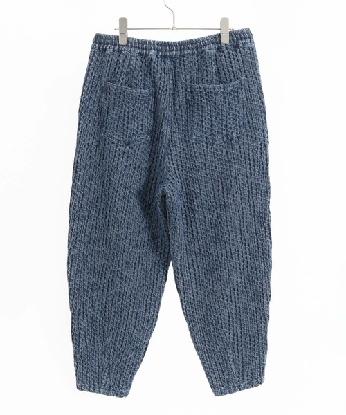 dann dy様 CAMBIO ジーンズ mp12578-Geometric Puffy Jacquard Denim Pants