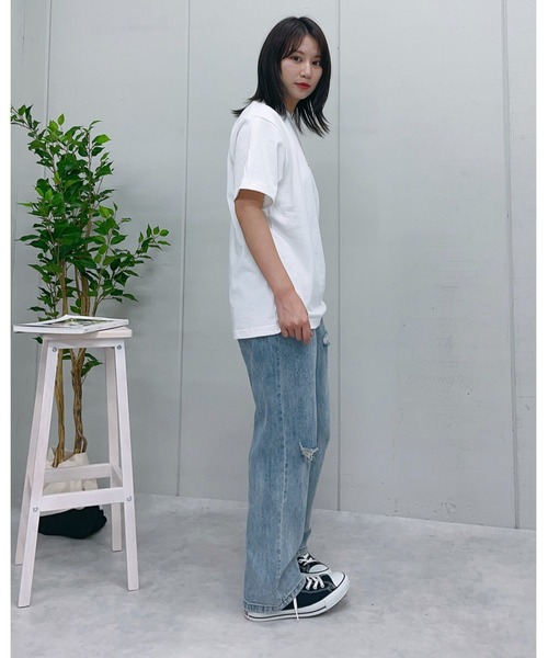 tシャツ 「MODISH GAZE」MADE IN JAPAN 半袖Tシャツ(CP) レディース メンズ MODISH GAZE tシャツ 「MODISH GAZE」MADE IN JAPAN 半袖Tシャツ