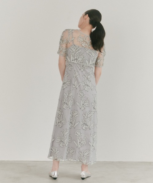 kaene ドレス ローズレースレイヤードドレス : ZOZOTOWN Yahoo