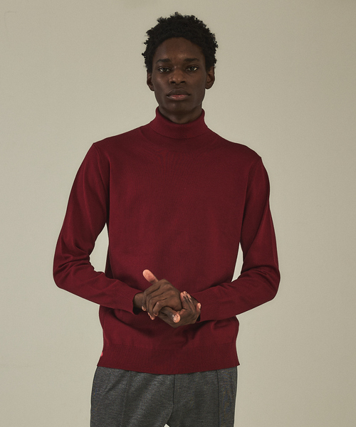セーター ニット 「カシミヤタッチ」 タートルネック　ニット メンズ | DESIGNWORKS | 06