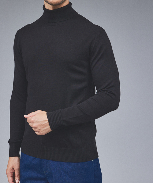 セーター ニット 「カシミヤタッチ」 タートルネック　ニット メンズ | DESIGNWORKS | 11