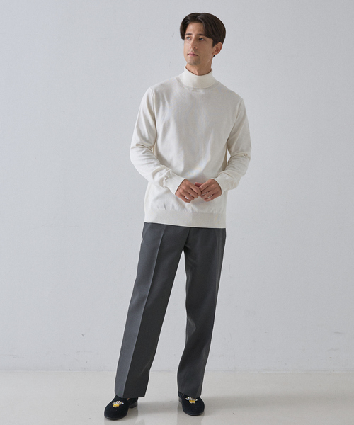 セーター ニット 「カシミヤタッチ」 タートルネック　ニット メンズ | DESIGNWORKS | 16