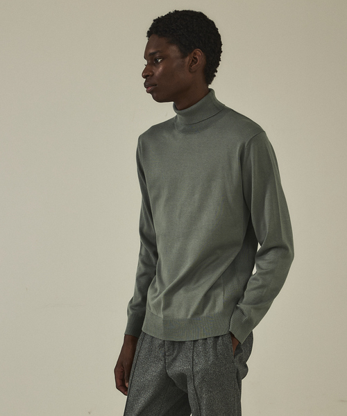 セーター ニット 「カシミヤタッチ」 タートルネック　ニット メンズ | DESIGNWORKS | 19