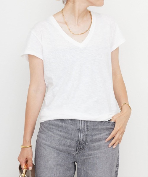 CALUX（キャラクス） tシャツ 半袖 追加「CALUX/キャラクス」Vネック T