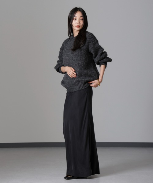 トリコジャンマルク TRICOTS JEAN MARC ボーダー ハーフジップ ニット セーター 長袖 黒 ブラック 白 ホワイト /KO ■OS ■SH ○【TRICOTS JEANMARC/トリコ・ジャンマルク】 ニットプル