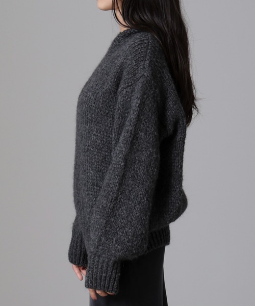 TRICOTS JEAN MARC パーカー TRICOTS JEAN MARC/別注 ニットフーディー