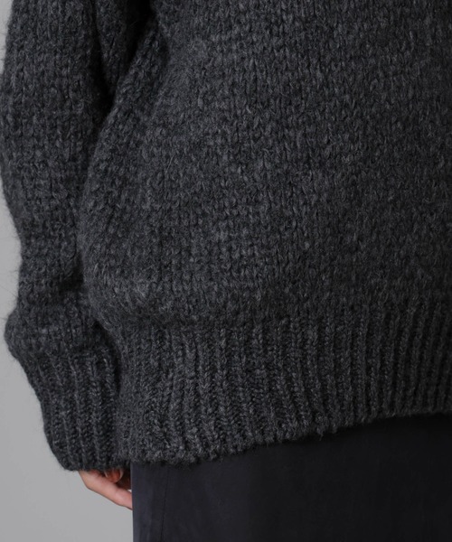 TRICOTS JEAN MARC パーカー TRICOTS JEAN MARC/別注 ニットフーディー