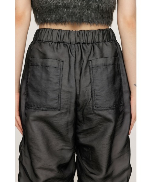 SLY（スライ） スラックス パンツ SHEER LAYERED PT シアー レイヤード