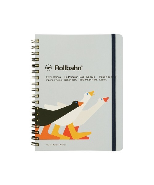 Rollbahn 手帳 Giacomo Bagnara ロルバーン ポケット付メモL 2点セット
