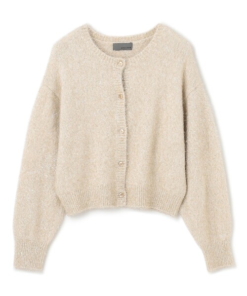 uncrave（アンクレイヴ） カーディガン ラメ シャギー ニット