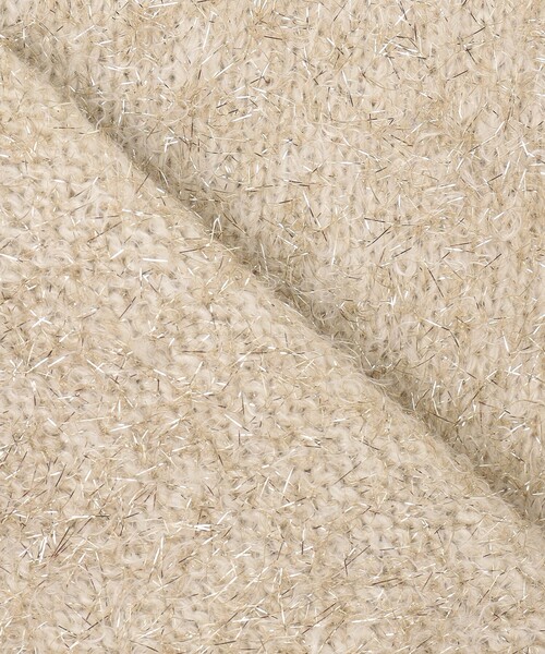 uncrave（アンクレイヴ） カーディガン ラメ シャギー ニット