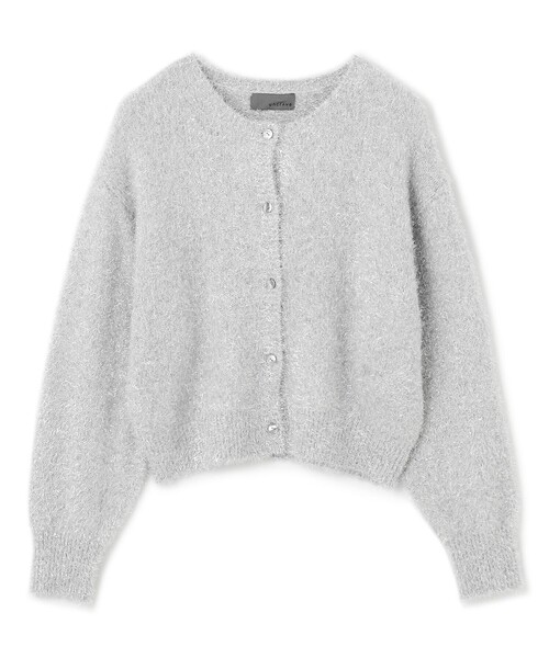 guuuYLÈVE イレーヴ ラメ糸シャギーニットカーディガン 未使用 guuu様専用YLÈVE イレーヴ ラメ糸シャギーニットカーディガン 未使用