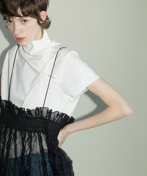 leinwande（ラインヴァンド） ドレス 「leinwande」Recycle Organdy