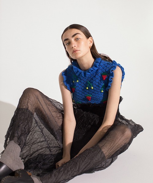 leinwande（ラインヴァンド） ドレス 「leinwande」Recycle Organdy