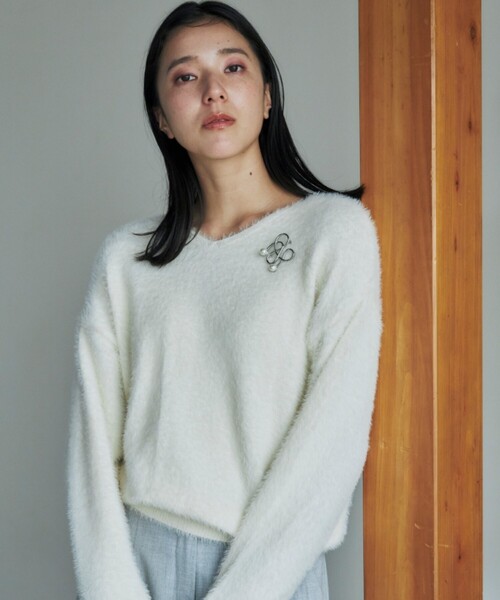 THE SHOP TK ニット セーター 「＠BAILA掲載」「前後2way