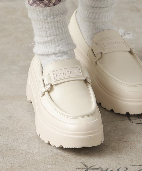 HUNTER ローファー HUNTER/ハンター RE EX FLATFORM LOAFER
