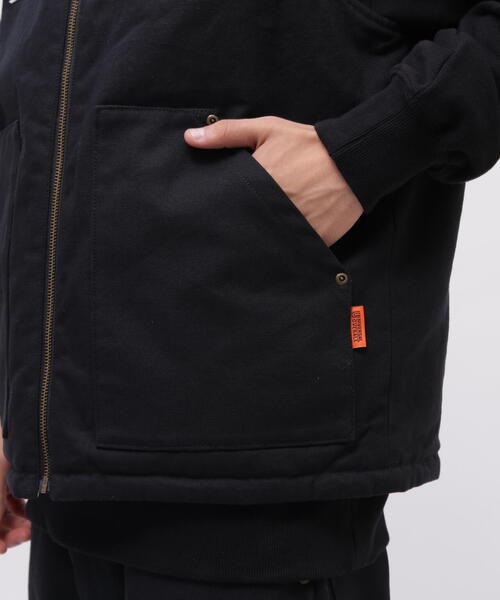 アヴィレックスベスト UNIVERSAL OVERALL ベスト ジレ 「AVIREX × OVERALL」 WORK VEST