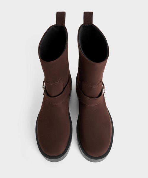 CHARLES ＆ KEITH（チャールズ&キース） ブーツ バックルストラップ