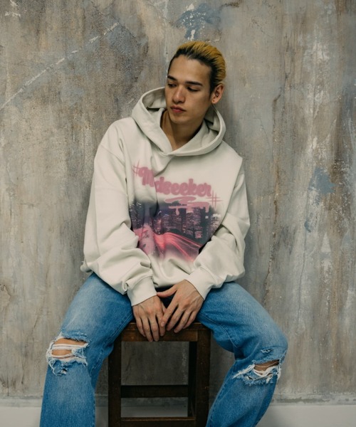 mindseeker（マインドシーカー） パーカー Spray Paint Hoodie メンズ
