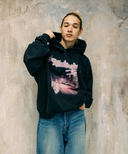 mindseeker（マインドシーカー） パーカー Spray Paint Hoodie メンズ