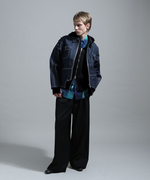 BLAYMORE セーター ニット 「BLAYMORE」Zip Up Hoodie Knit / ダブル