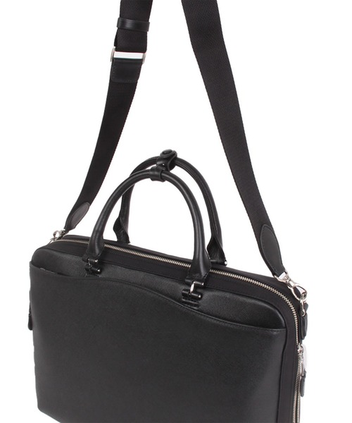 J&M DAVIDSON ビジネスバッグ　ブリーフケース　2way ブラック P.I.D ビジネスバッグ コンビ2WAYブリーフケース メンズ レディース