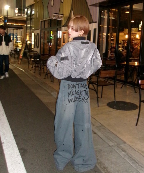 WudgeBoy ジーンズ paint denim メンズ : ZOZOTOWN Yahoo!店 - 通販  