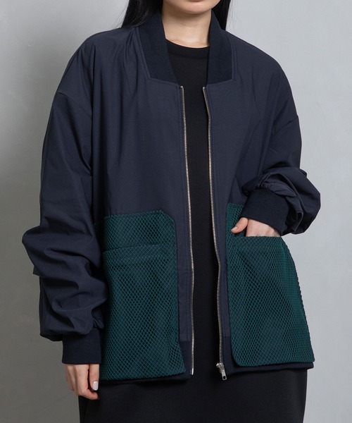 MARECHAL TERRE ブルゾン アウター メッシュコンビネーション