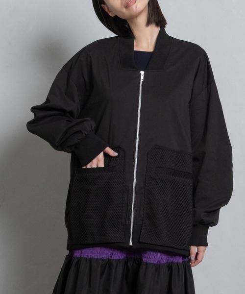 Marechal Terre メッシュコンビネーション ブルゾン ネイビー Marechal Terre メッシュコンビネーション ブルゾン ネイビー