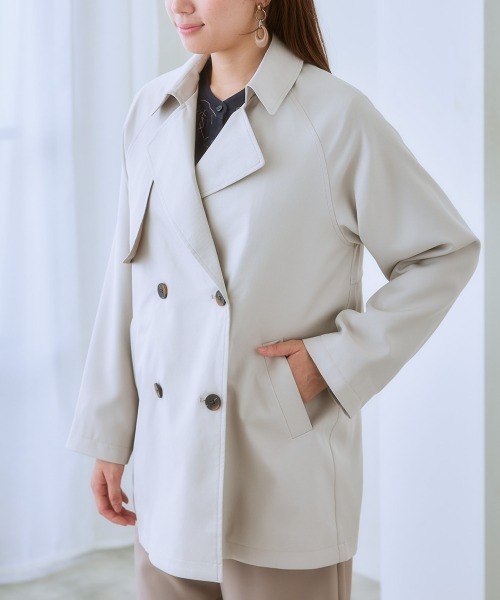 7days Life Styling トレンチコート コート 防花粉ライナー付きミドル