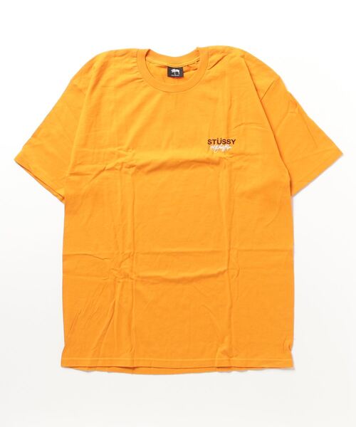 STUSSY 「STUSSY」 半袖Tシャツ LARGE オレンジ メンズ : ZOZOTOWN 