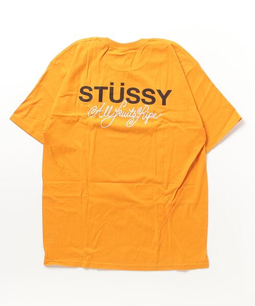 STUSSY 「STUSSY」 半袖Tシャツ LARGE オレンジ メンズ : ZOZOTOWN 