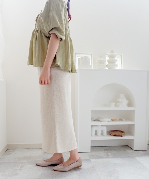 enあしながおじさん パンプス 防水｜Vカットバレエシューズ 5360583