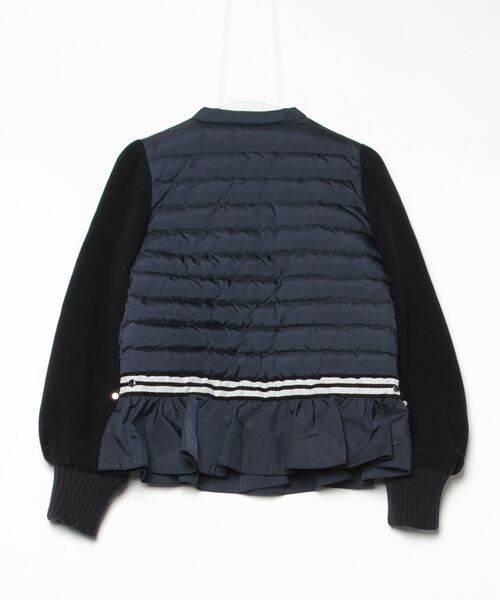 「BORDERS at BALCONY」 ダウンジャケット 36 ネイビー レディース_画像2