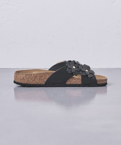 フラワー☆レザー【BIRKENSTOCK】Siena サンダル ぺたんこ Siena Flower Embellishment Natural Leather Light Rose