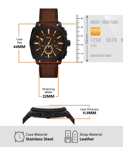 FOSSIL（フォッシル） 腕時計 腕時計 メンズ アナログ レザー