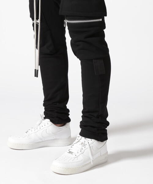 A.F ARTEFACT サルエルクロップドパンツ エーエフ アーティファクト A.F ARTEFACT - Coated Sarouel Cropped Pants / コーティング