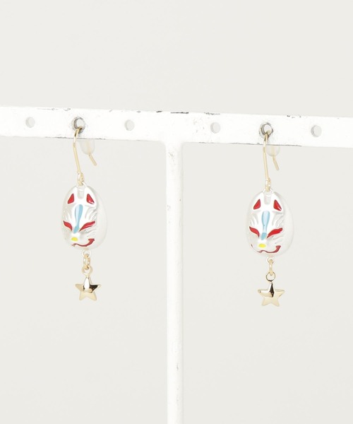 gargle（ガーグル） ピアス ガーグル：JAPANシリーズ 狐面 きつねめん