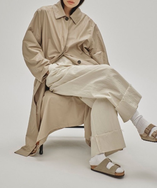 TODAYFUL アウター Nylon Soutiencollar Coat レディース : ZOZOTOWN  