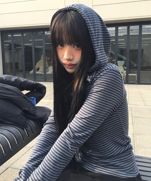 パーカー 「MADE」 ラットスナップフードボタンTシャツ レディース