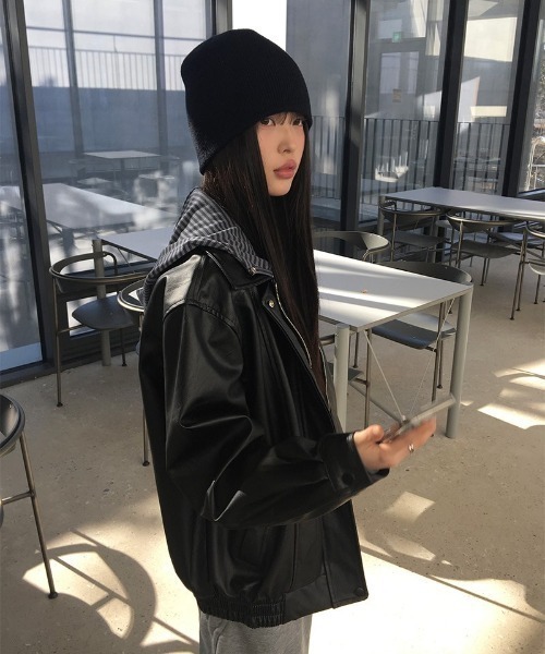 パーカー 「MADE」 ラットスナップフードボタンTシャツ レディース anyonemore パーカー 「MADE」 ラットスナップフードボタンT
