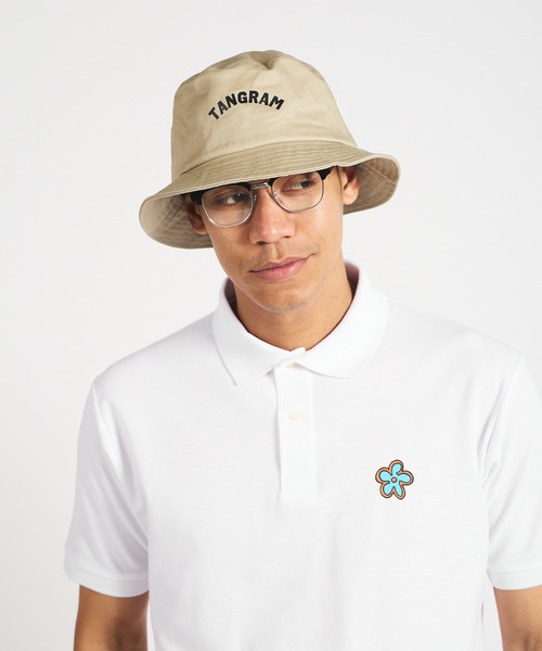 TANGRAM MASTERS ARRANGE BUCKET HAT カーキ TANGRAM MASTERS ARRANGE BUCKET HAT カーキ