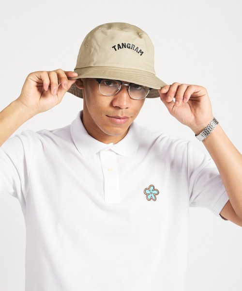 OLFICKERS × TANGRAM オリジナルバケットハット L / XL VIOLA&ROSES × TANGRAM BUCKET HAT – VIOLA & ROSES（ヴィオラ